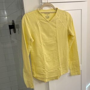 Tennis/Active Yellow Long Sleeve Top